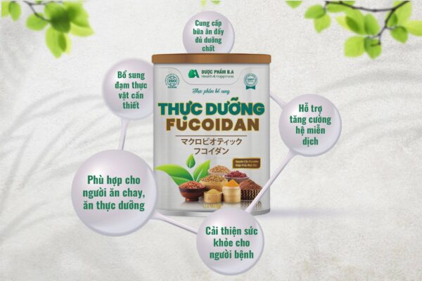 Công dụng của Thực dưỡng Fucoidan