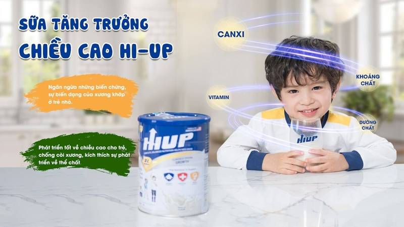 Sữa Tăng Chiều Cao Hiup – Bí Quyết Đảm Bảo Chiều Cao Toàn Diện Cho Trẻ.